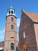 Reformierte Kirche im Fischerdorf Ditzum